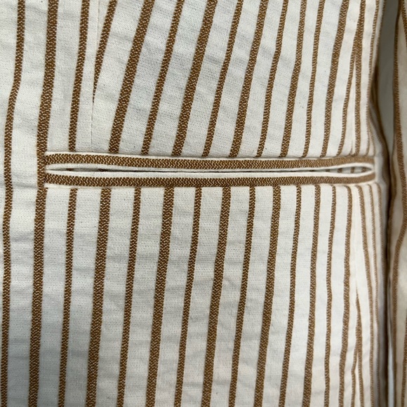 Lafayette 148 New York Striped Two Button Blazer - Picture 5 of 8